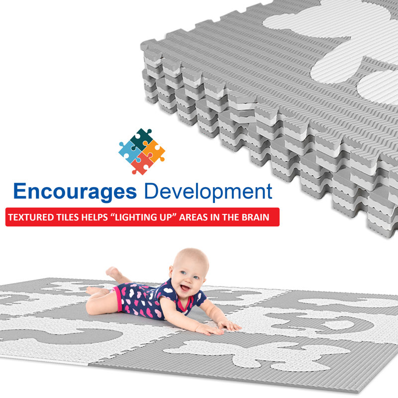 Jeu en mousse à bébé avec puzzle
