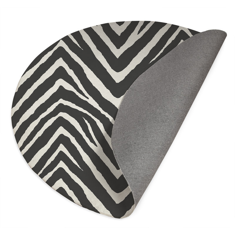 Tapis de jeu Zebra, Ivoire/gris anthracite