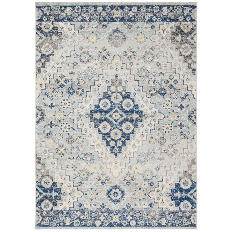 Tapis oriental gris / crème Christa, Rectangle 3 pi x 5 pi