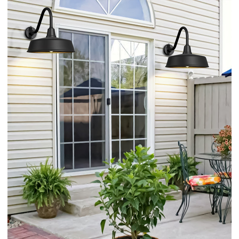 Luminaire de grange mural Toril, H 18 po x l 21 po x P 24 po