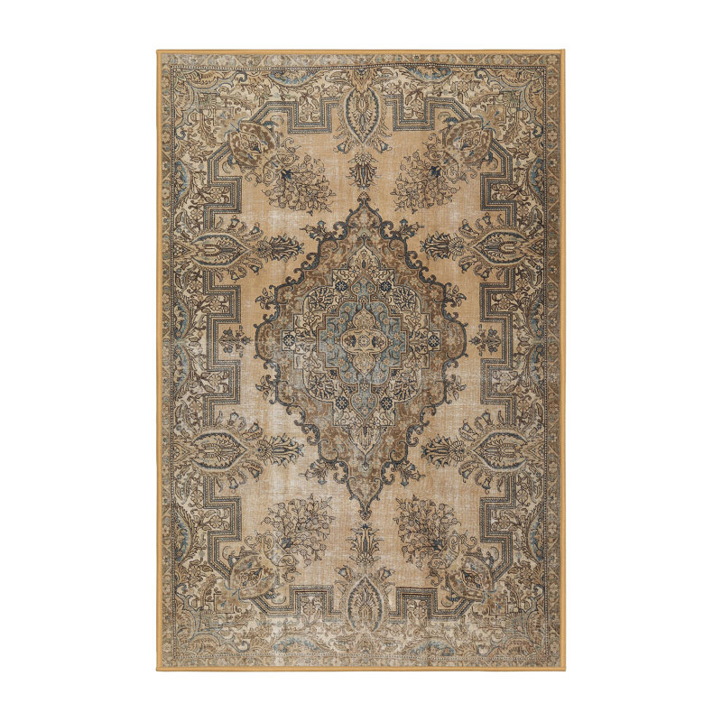 Alixton Oriental Indoor Rug, Rectangle 6' x 9'