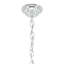 Arlington 4 Light 20.5in x 24in Chandelier in Silver with Clear Heritage Handcut Crystals