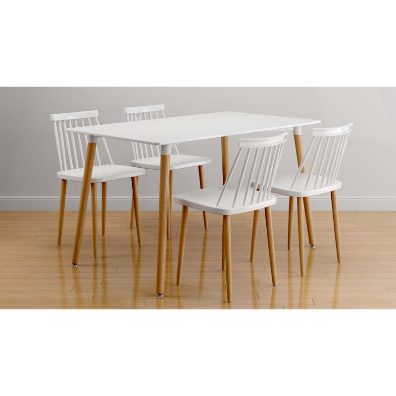 Modholic Vincent Dining Table, White