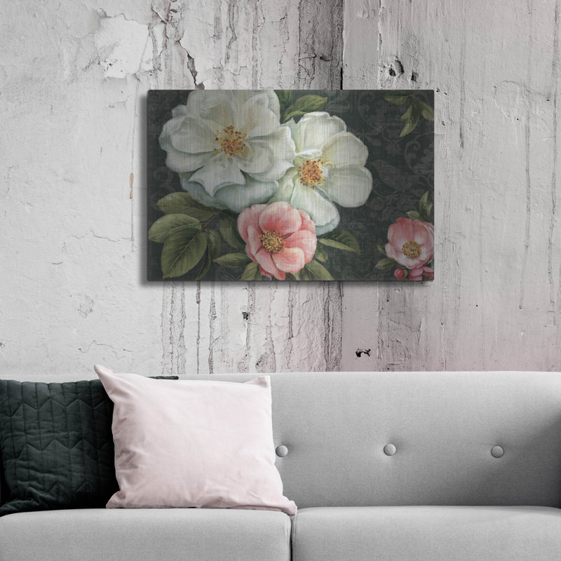 «Floral Damask I» par Lisa Audit, H 24 po x l 36 po