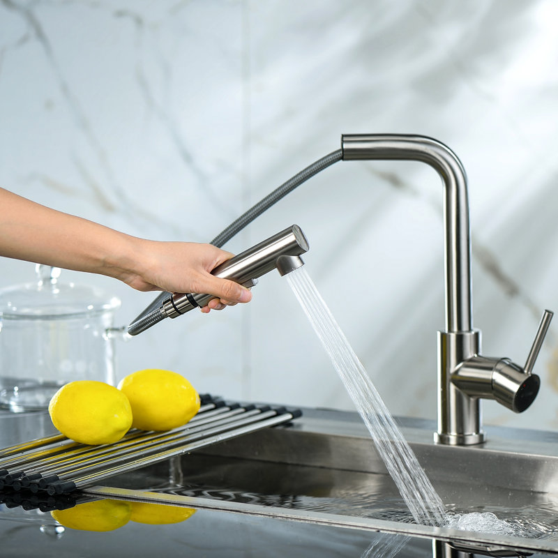 MD Bath Pull Out Kitchen Faucet