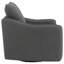 Fauteuil d'appoint pivotant rembourré en tissu-288161466