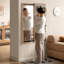 Miroir rectangulaire en bois massif