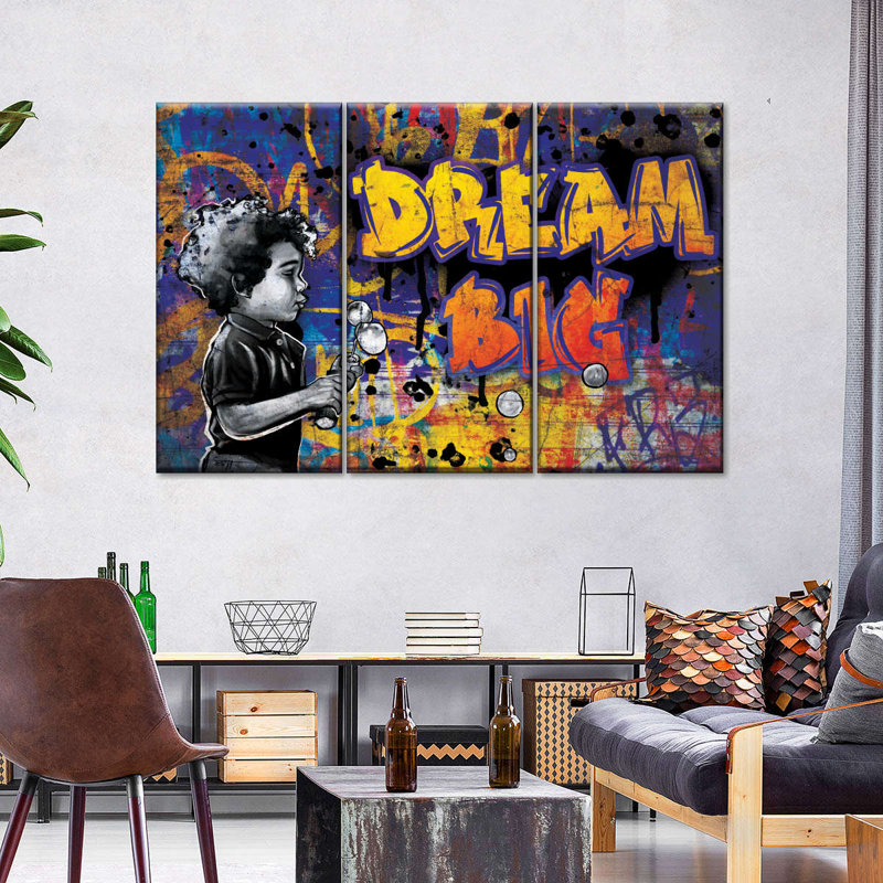 Rêves et ambitions, impression sur toile, H 38 po x l 24 po x P 1,25 po