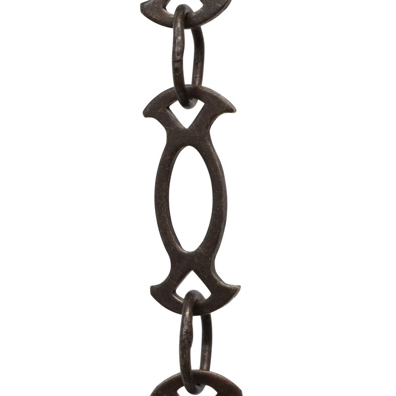 Lustre soudé Motif Link, Bronze, H 12 po x l 0,71 po x P 0,08 po