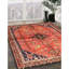 Tapis oriental rouge et bleu-947400818