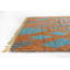 Tapis bleu 7 x 7 Parra