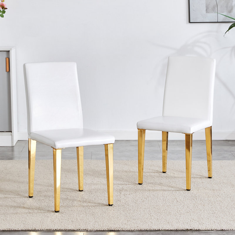 Chaises confortables en cuir de polyuréthane de conception minimaliste pour la maison et le bureau