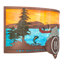 Applique murale en acier Jaithan