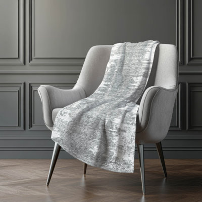 Addison Machine Washable Sherpa ASB705 Modern Throw Blanket