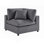Corner Wedge Chair - Charcoal