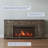 68 " Farmhouse TV Stand Entertainment Stand with 36" Electric Fireplace, Sound Function, Timer, Remote Control-285728972