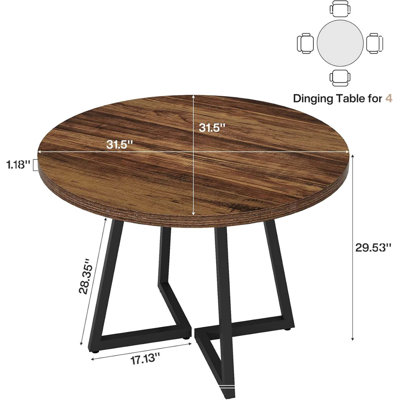 Table de bienvenue élégante, table de salle à manger, table de salle à manger