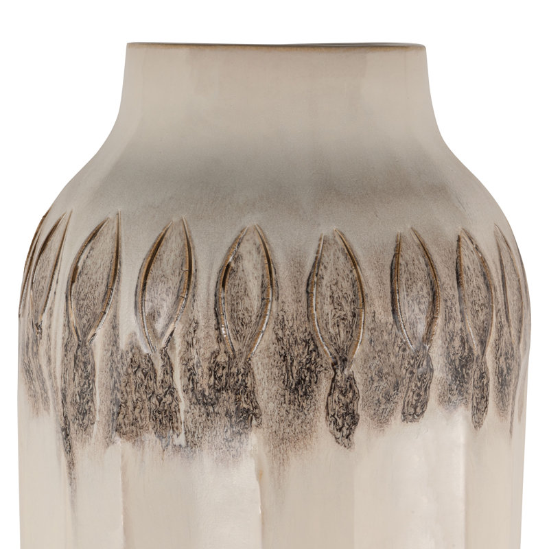 Kaya Ceramic Floor Vase, Small, 24" H x 7.5" W x 7.5" D