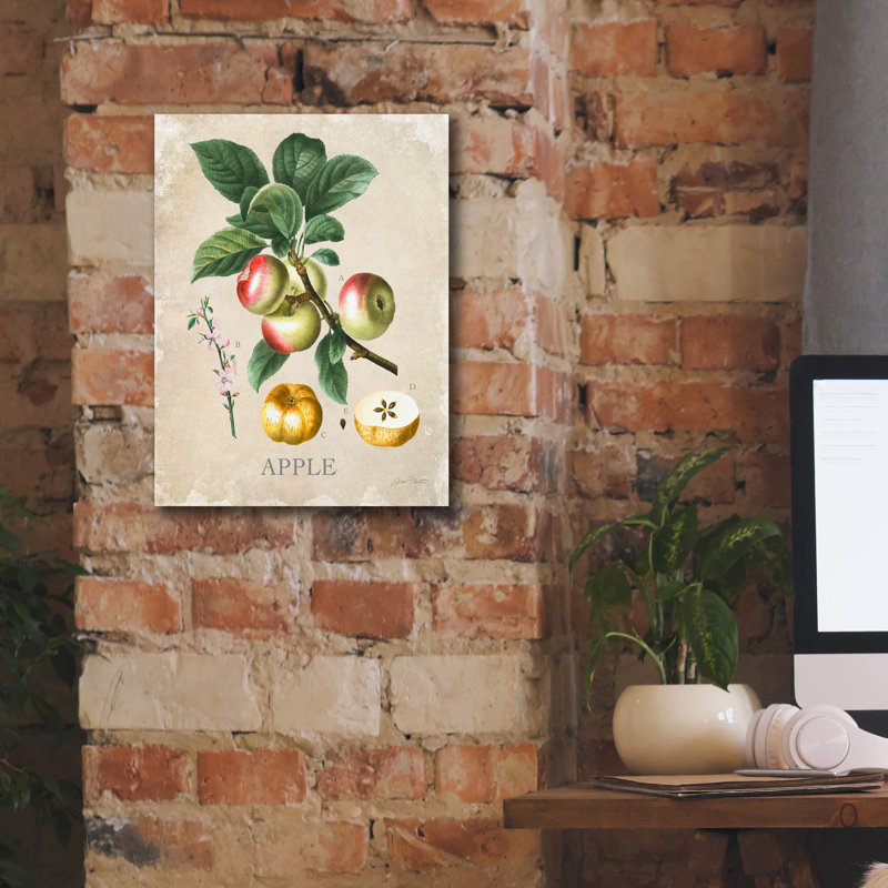 Art mural sur toile Epic Graffiti «Luscious Fruit Study D» par Jean Plout, H 16 po x l 12 po x P 0,75 po