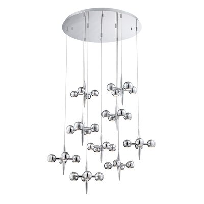 Pearla 36 - Light Cluster Geometric Pendant -  Eurofase, 26233-017