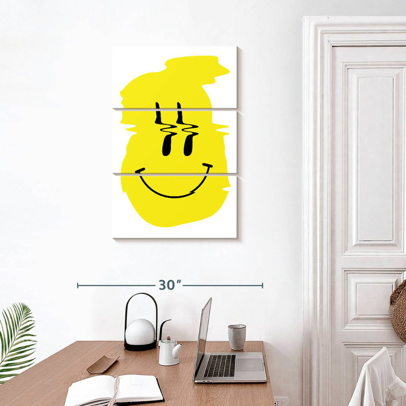Ashelle, abstrait, heureux, H 32 po x l 20 po