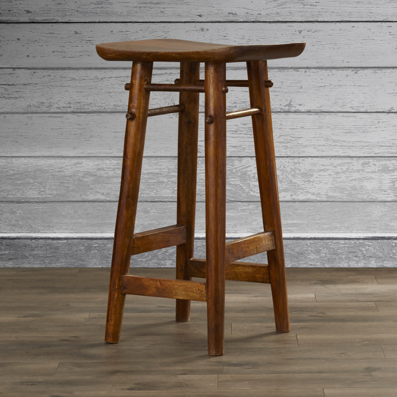 Abequa Solid Wood Counter Stool