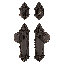 Nostalgic Warehouse Victorian Entry Set with Mission Knob