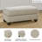 Asanti Upholstered Ottoman