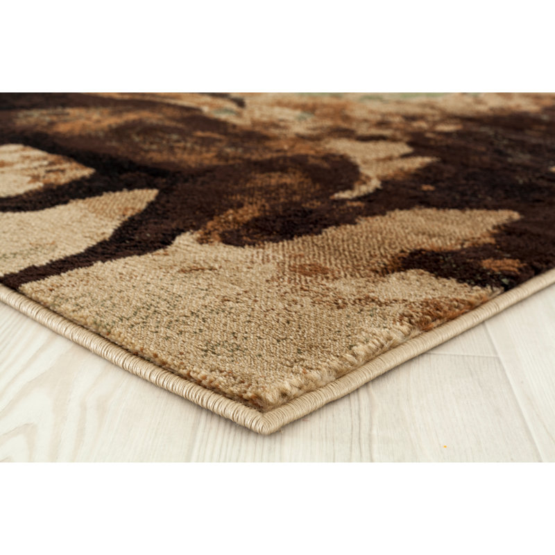 Tapis brun / beige Pippen Wanderer, Rectangle 5 pi 3 po x 7 pi 2 po