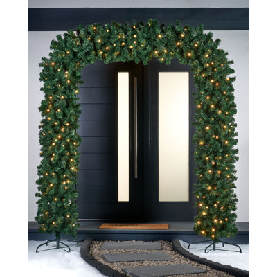 210cm Lighted Faux Garland with Lights