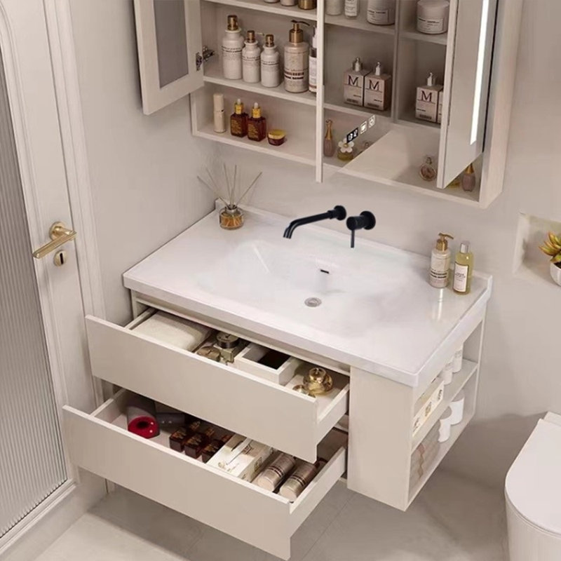 Simple French style bathroom cabinet