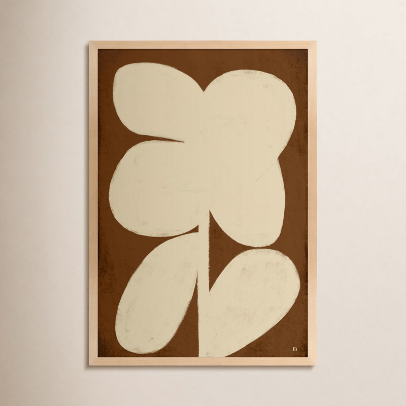 " Flower 2 " by StudioM, Maple Framed, 38" H x 26.5" W