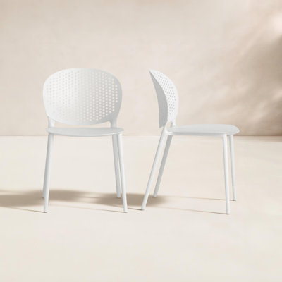 Iben Stackable Patio Side Chair