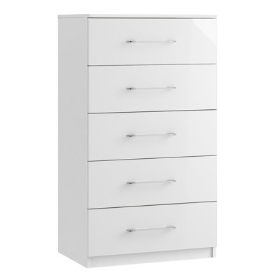 77 cm W Chest of 5 Drawers