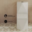Toilette carrée une pièce à double chasse 1,1 / 1,6 GPU Brusque