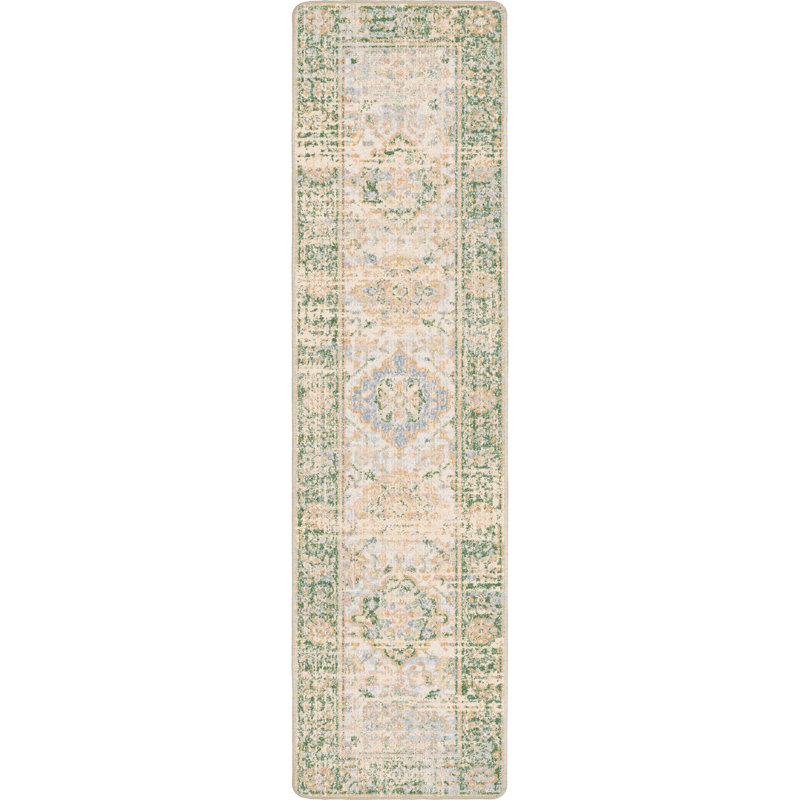 Tapis persan traditionnel Res Resence, Tapis de couloir 2 pi 1 po x 7 pi 8 po