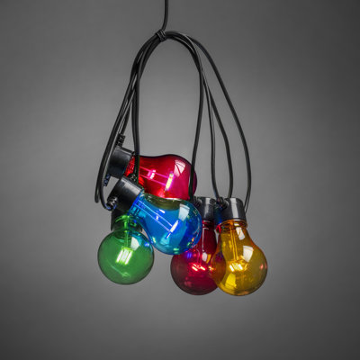 500cm LED Battery Powered 5 - Bulb Standard String Light