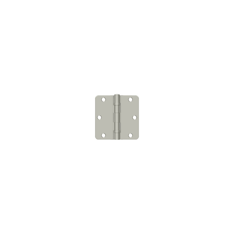 64'' x 64'' Steel Surface Mount Hinge, Brushed Nickel