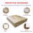 Round Lighting LED Light Bathroom Mirror Backlight Makeup Mirror With Sensor Touch Control, Dust And Fog Proof