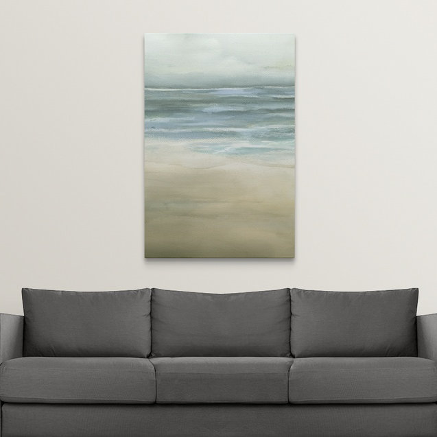 «Tranquil Sea II» par Jennifer Goldberger, reproduction d'art, H 48 po x l 32 po x P 1,5 po, Toile