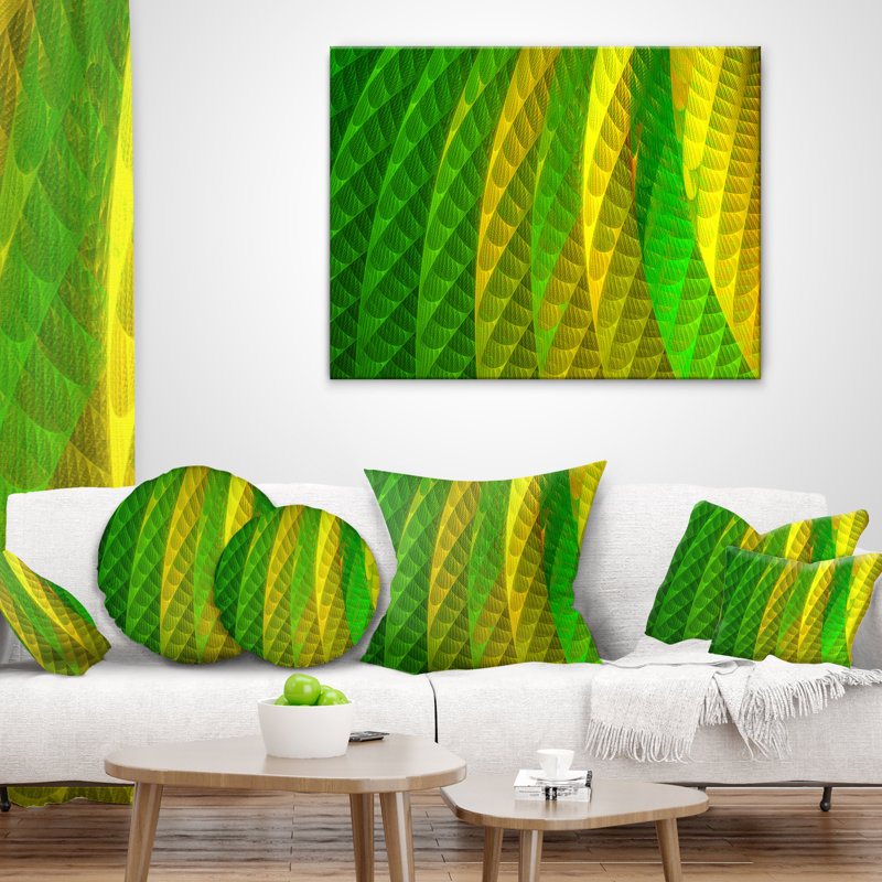 Coussin , vert