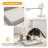 Cat Scratch Column, Double Cat Scratch Post with Removable Pompom