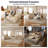 L-shaped Pet-Friendly Fabric Oversized Enveloping Feel Double-decker Sofa With A Storage Ottoman-60226446