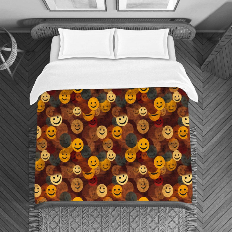 Housse de couette Smiley Emoji, Housse de couette grand