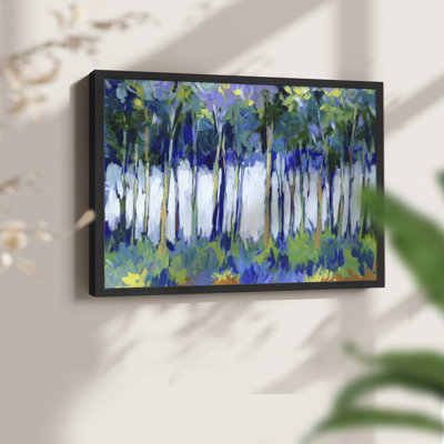 Light Through the Trees -Framed Print - Restickable