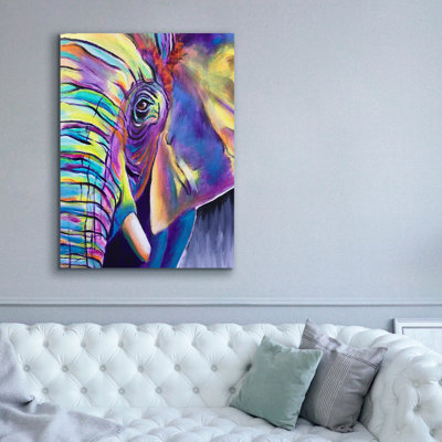 «Elephant - Butterfly Right» par Dawg Painter