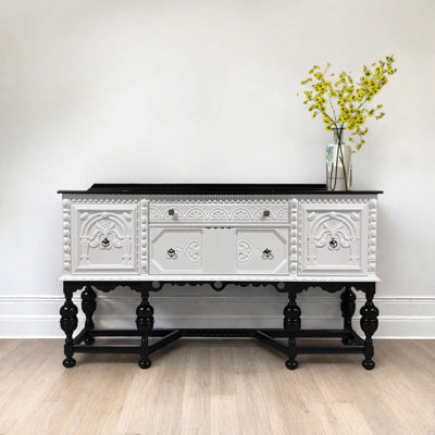Console rétro sculptée multifonctionnelle