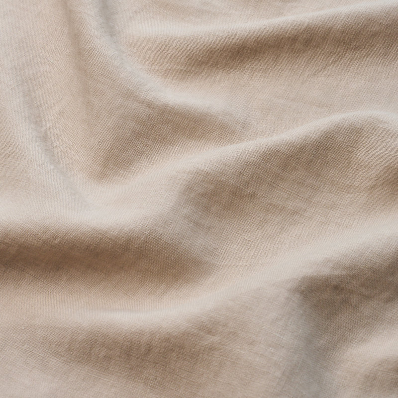 Leslie Linen Fabric, Beige