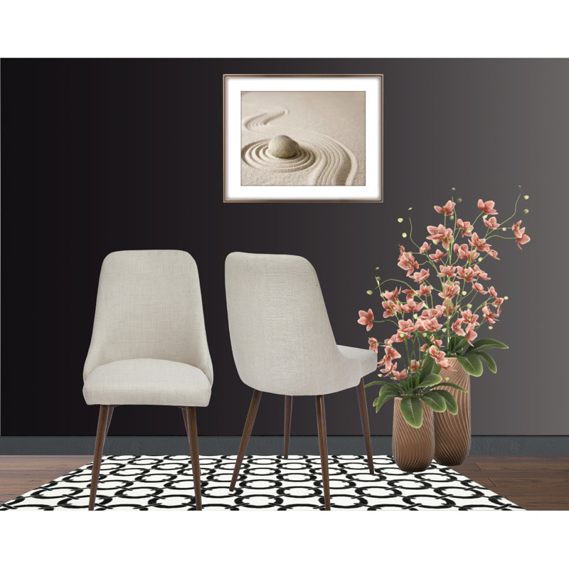 Chaise d'appoint moderne 2 pièces, Beige