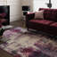 Vivian Sketched Distressed Pattern Polypropylene Area Rug - Modern Bold Living & Dining Room-1599983930